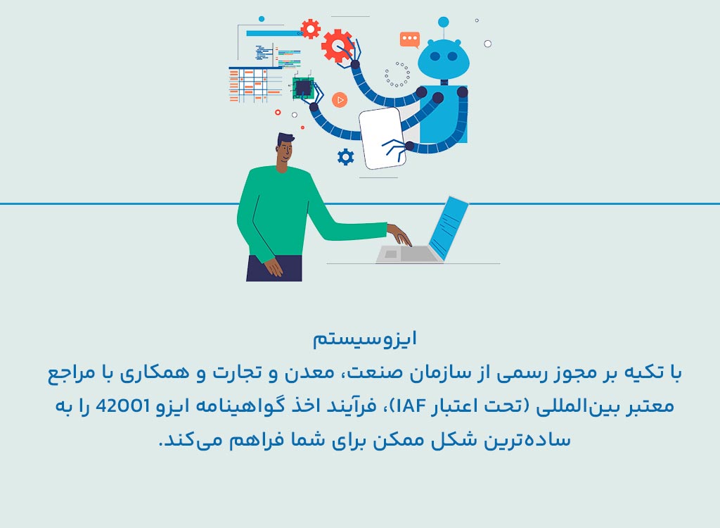 اخذ گواهینامه ایزو 42001 با ایزوسیستم