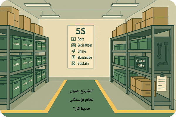 5S چیست؟ | آشنایی با اصول نظام 5 اس و نحوه اجرای آن در محیط کار
