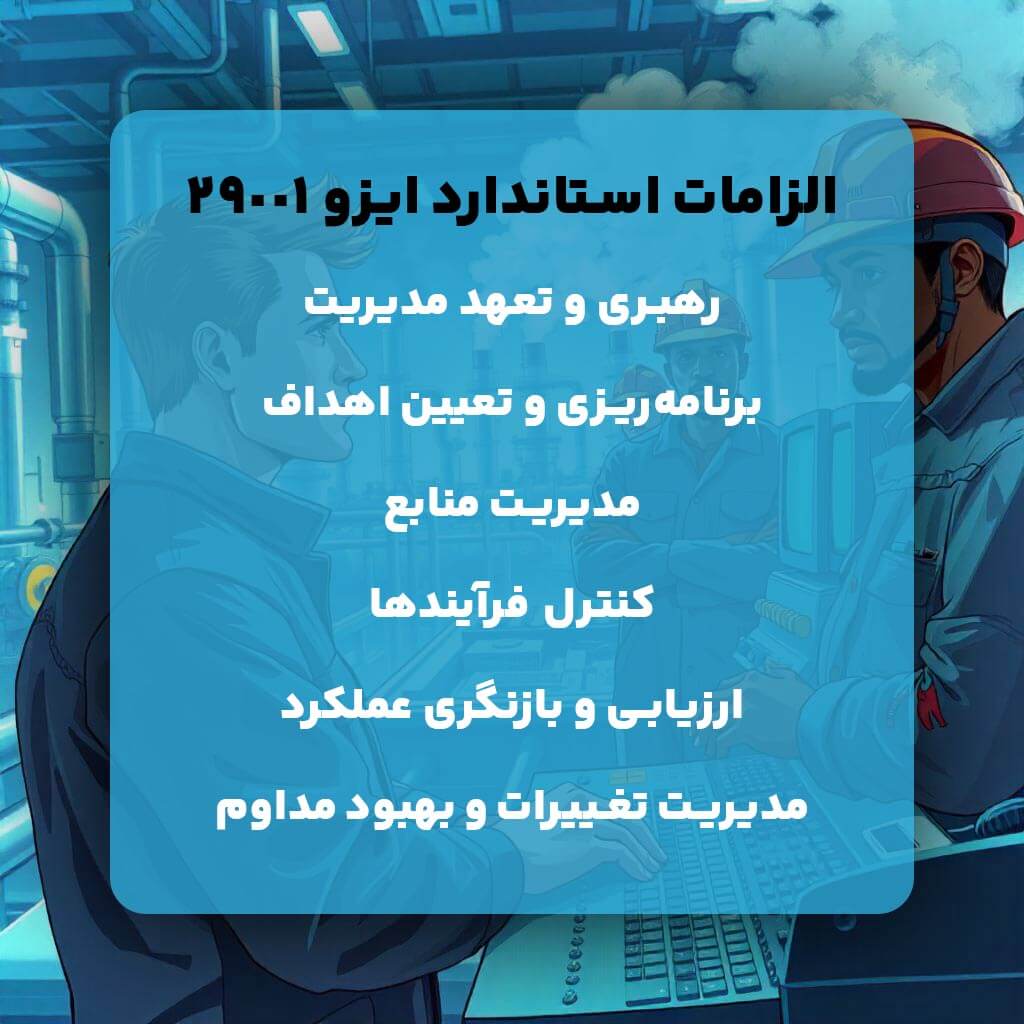 الزامات ایزو 29001