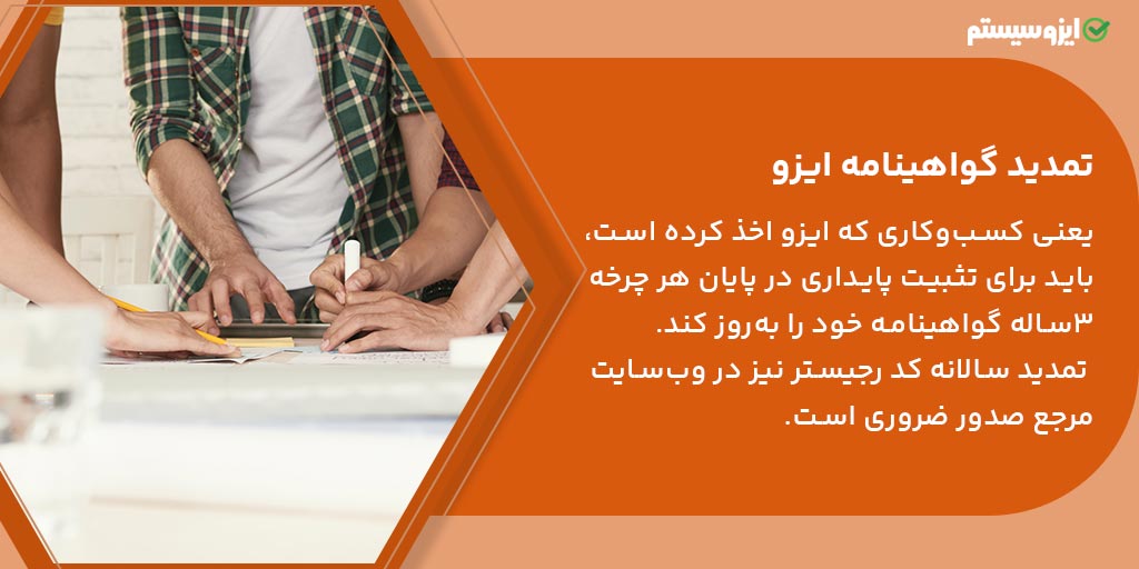 تمدید ایزو