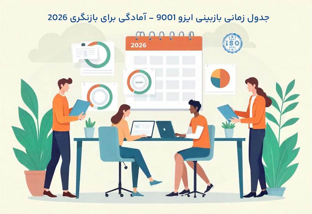 جدول زمانی بازبینی ایزو 9001