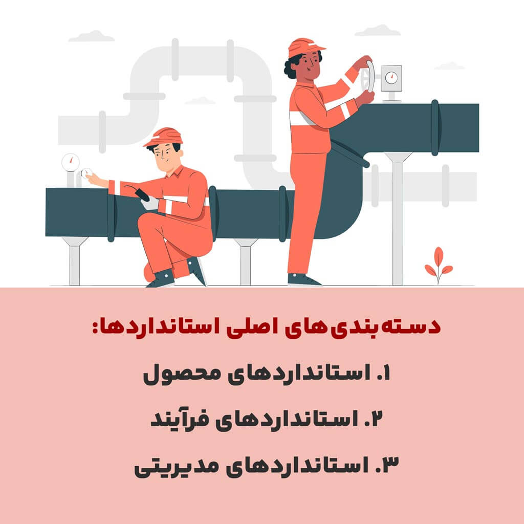 دسته‌بندی‌های اصلی استاندارد چیست