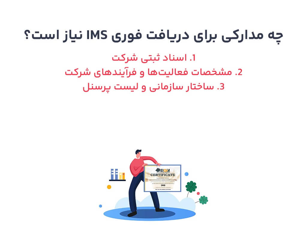 مدارک لازم برای صدور فوری گواهینامه ims