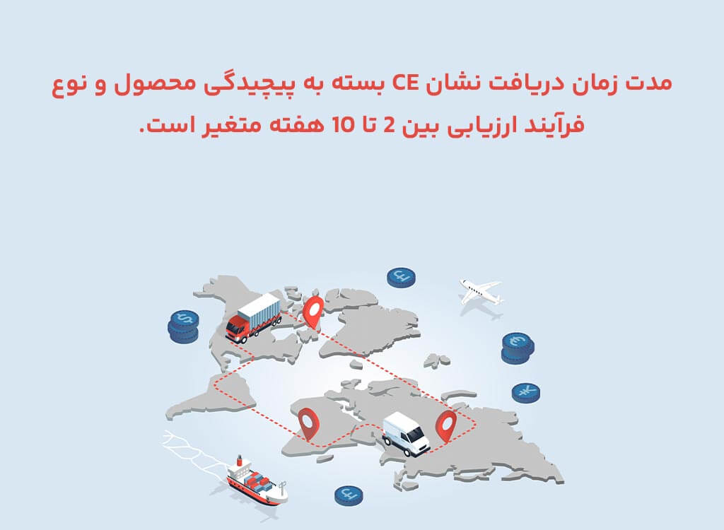 مدت زمان لازم برای اخذ نشان CE