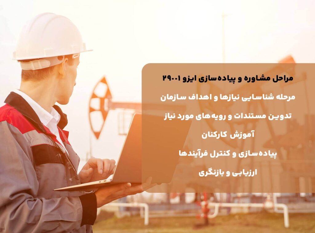  مشاوره و پیاده‌سازی ایزو 29001