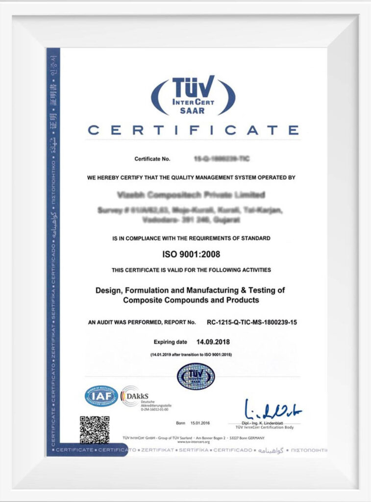 نمونه گواهینامه ایزو TÜV InterCert