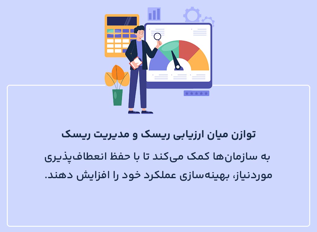 بررسی ارتباط ارزیابی ریسک و مدیریت ریسک