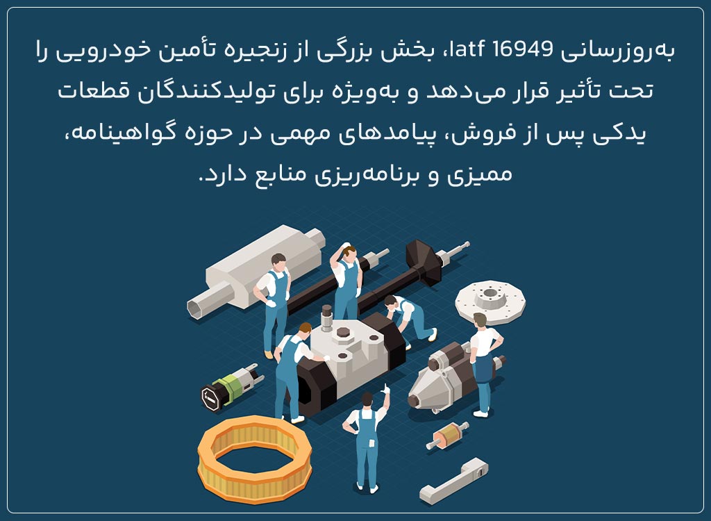 چه چیزی در IATF 16949 تغییر کرده است؟