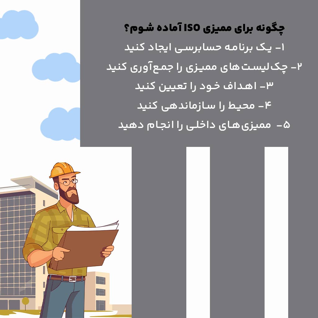 چگونه برای ممیزی ISO آماده شوم