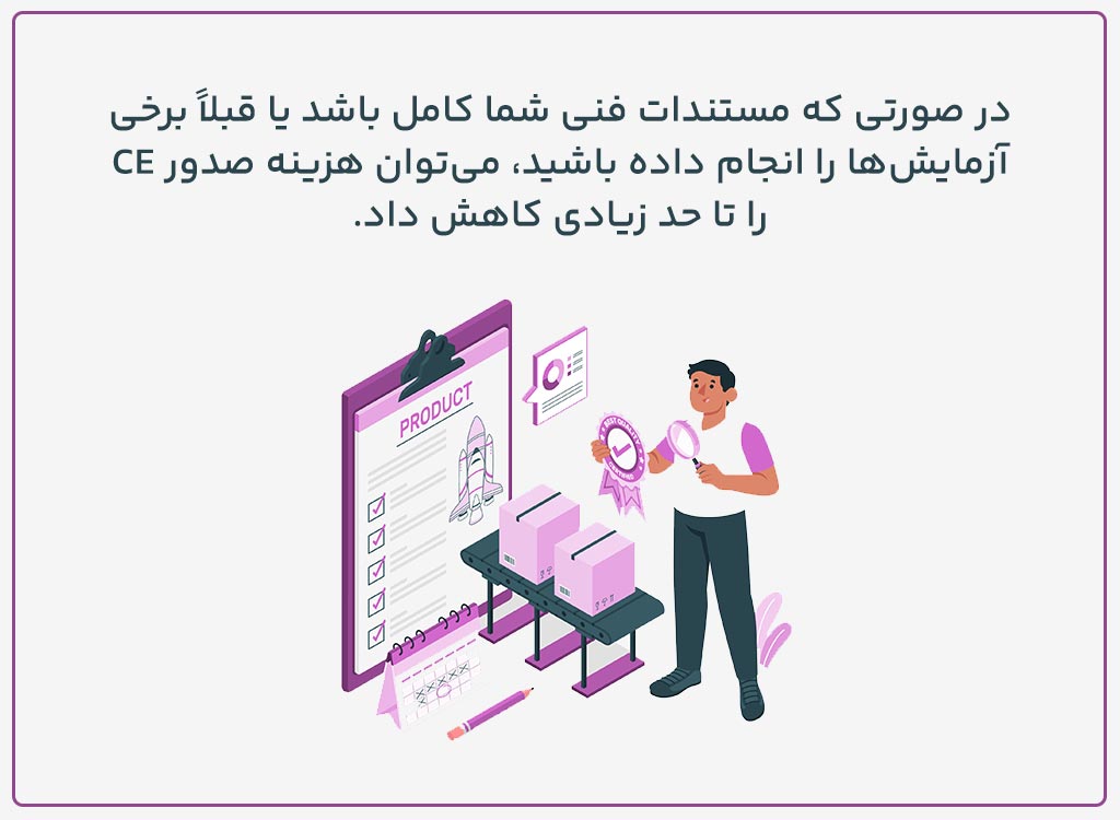 کاهش هزینه صدور CE