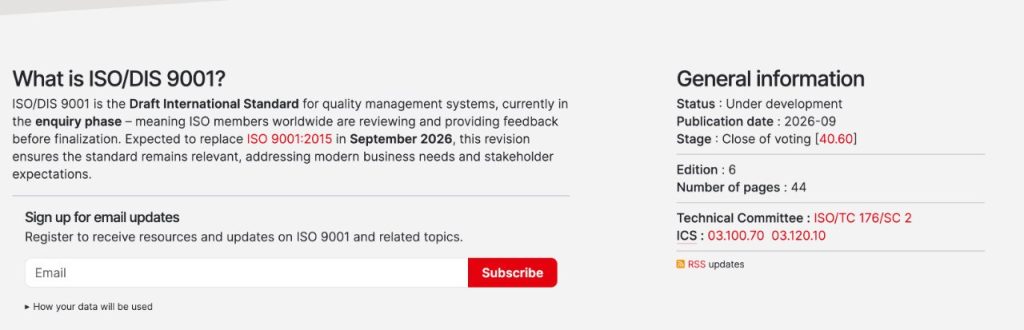 بازبینی iso 9001