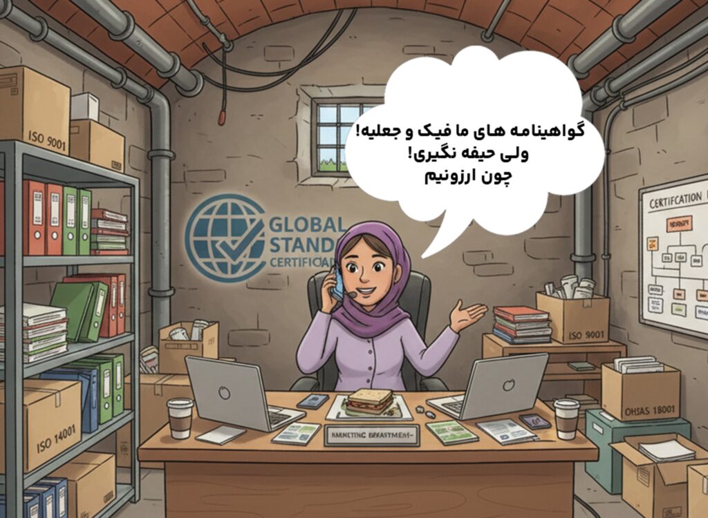 شناسایی مراکز فروش گواهینامه‌های ایزو جعلی و بی‌اعتبار