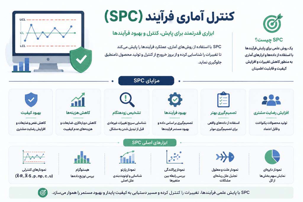  کنترل فرایند آماری یا SPC چیست؟