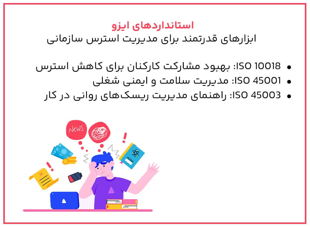 استانداردهای ایزو برای مدیریت استرس سازمانی