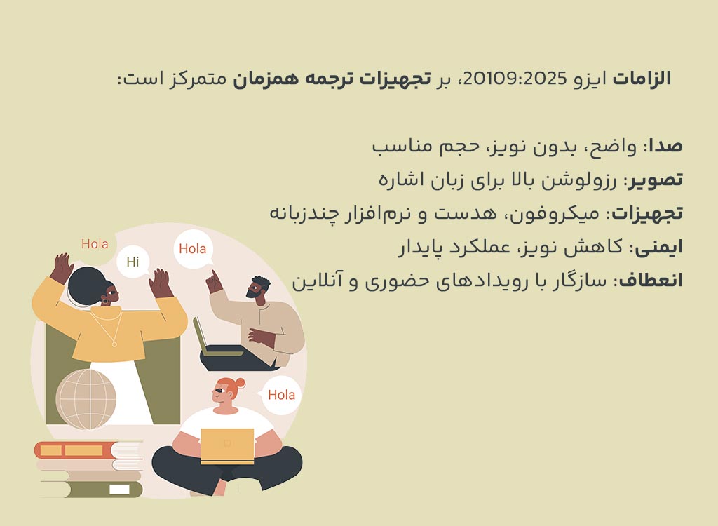 الزامات ایزو 20109:2025