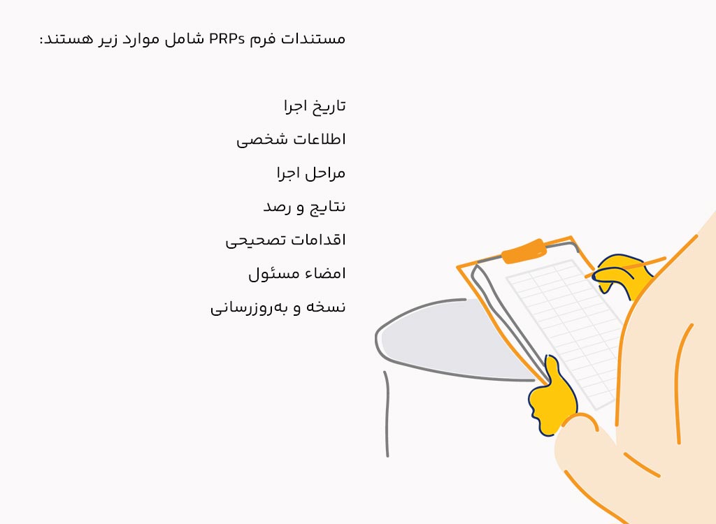 مستندات فرم PRPs